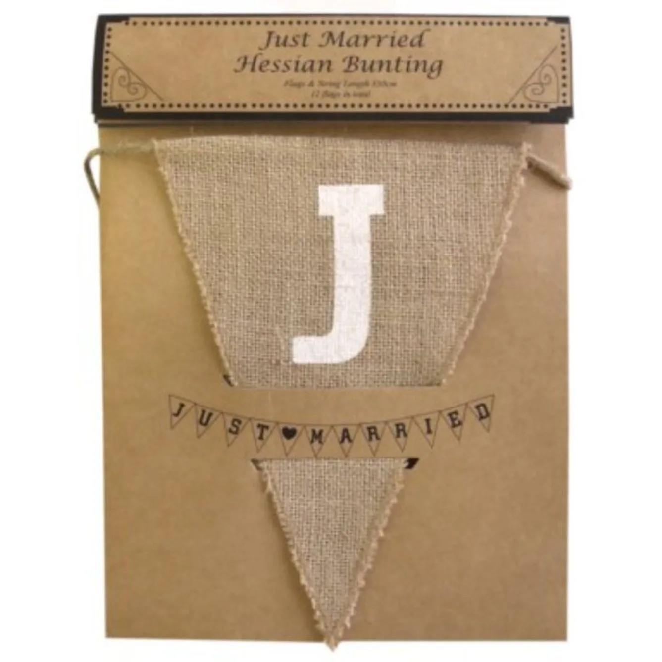 Just Married - Banner i sekkestrie - 3,5 meter