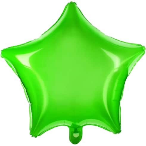 Stjerneballong - Folie - Grønn - 48cm | bilde 1