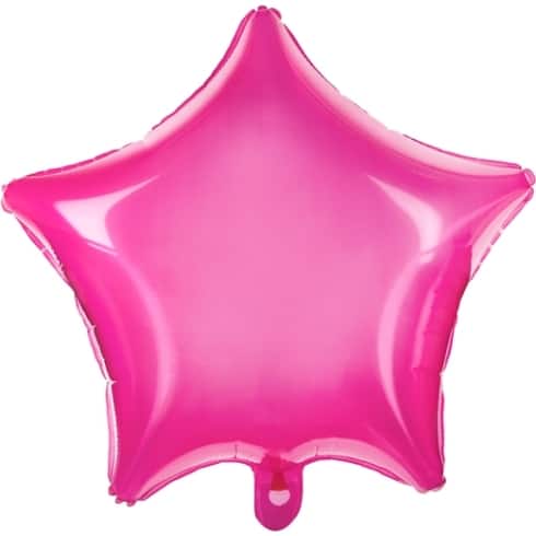 Stjerneballong - Folie - Rosa - 48cm | bilde 1