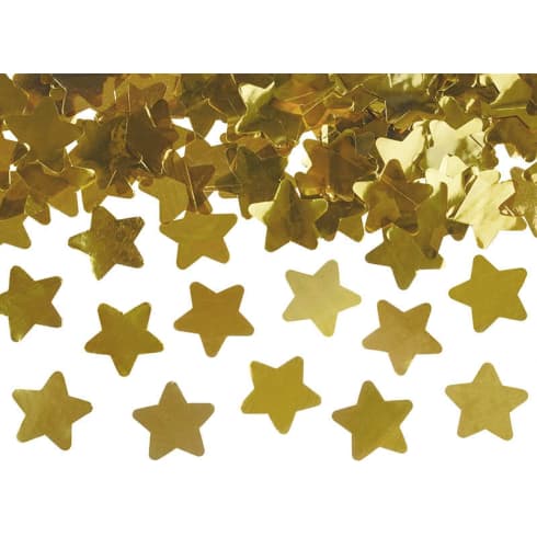 Konfettikanon - Gullstjerner - 60cm lengde | bilde 2