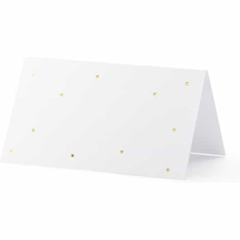 Bordkort - Gullprikker - 10 stk | bilde 1