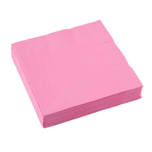 Baby Pink Luncheon Napkins - 2ply Paper | bilde 1