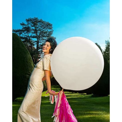Megaballong - 1 Meter - Hvit | bilde 2