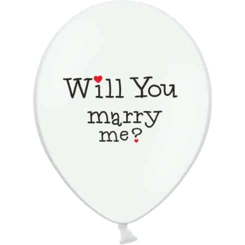 Ballonger - Will you marry me - 6 stk | bilde 1