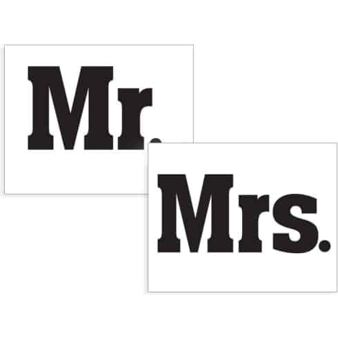 Stickers - Mr & Mrs | bilde 2