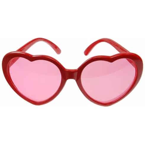 Morsomme Hjertebriller - Rød | bilde 1