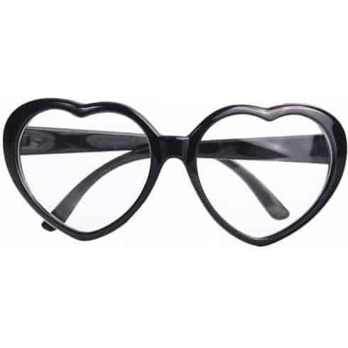 Morsomme Hjertebriller - Sort | bilde 2