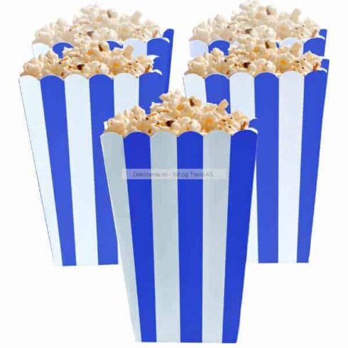 Candy Buffet - Popcorn Bokser - 5 stk - Kongeblå | bilde 1