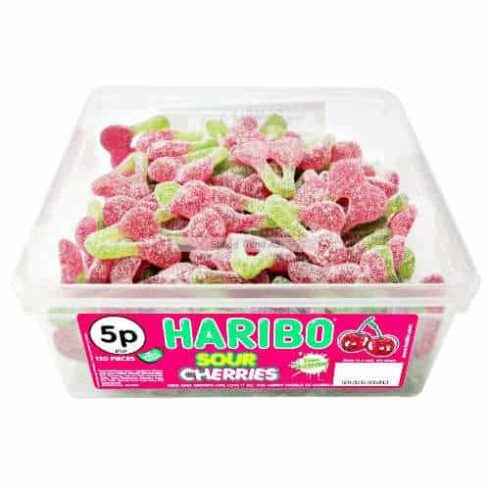Haribo - Sure Kirsebær - 1 kg | bilde 3