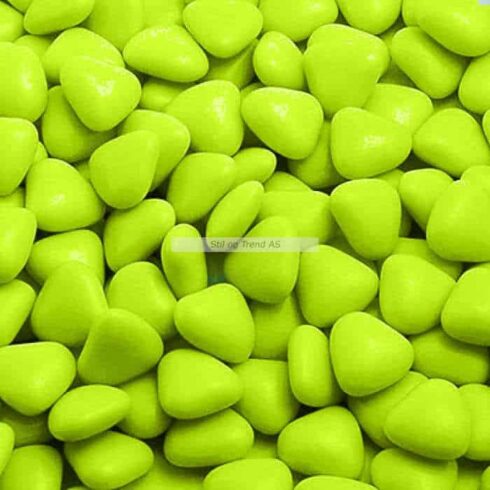 Sjokoladehjerter - Mini - Eplegrønn - 1kg | bilde 1