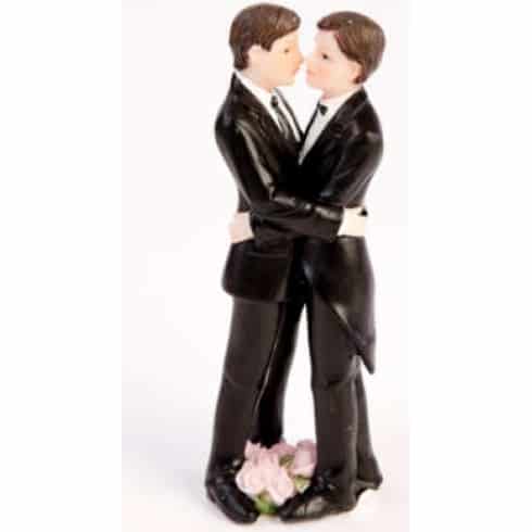 Kaketopp - To menn som gifter seg - 13 cm | bilde 1