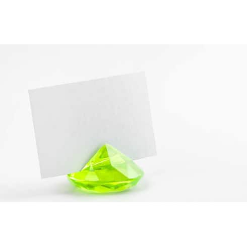Bordkortholder - Diamant - Eplegrønn - 10 stk | bilde 1