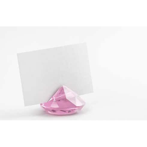 Bordkortholder - Diamant - Lys Rosa - 10 stk | bilde 1