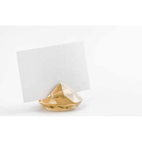 Bordkortholder - Diamant - Gullfarget - 10 stk | bilde 1