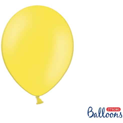 Ballonger - 27cm - Pastell Sitrongul - 10 stk | bilde 1