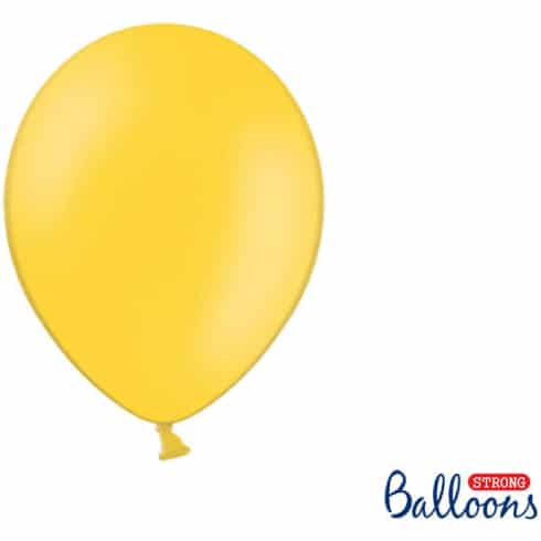 Ballonger - 27cm - Pastell Honninggul - 10 stk | bilde 1