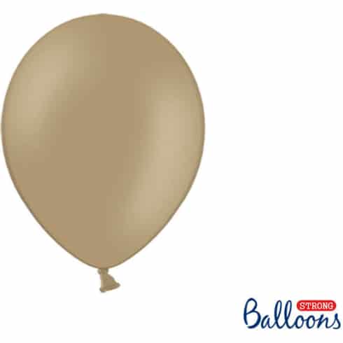 Ballonger - 27cm - Pastell Cappuccino - 10 stk | bilde 1