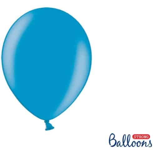 Ballonger - 27cm - Metallic - Azurblå - 10 stk | bilde 1