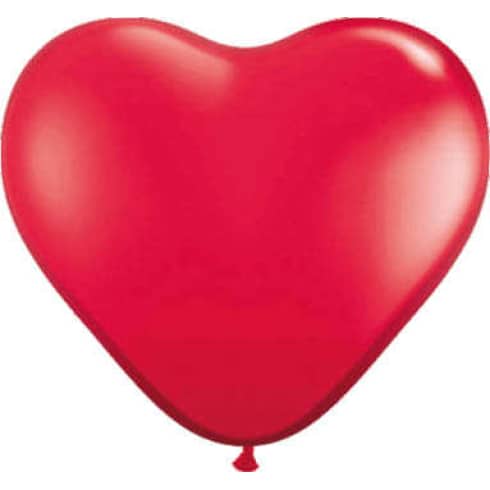Hjerteballonger - Røde - 30cm - 8 stk | bilde 1
