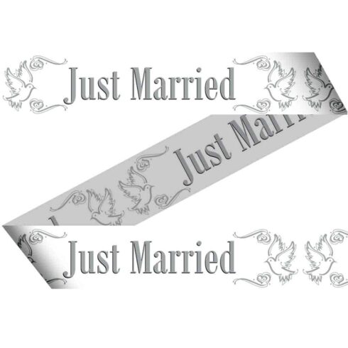 Markeringstape - Just Married - 15 meter | bilde 2
