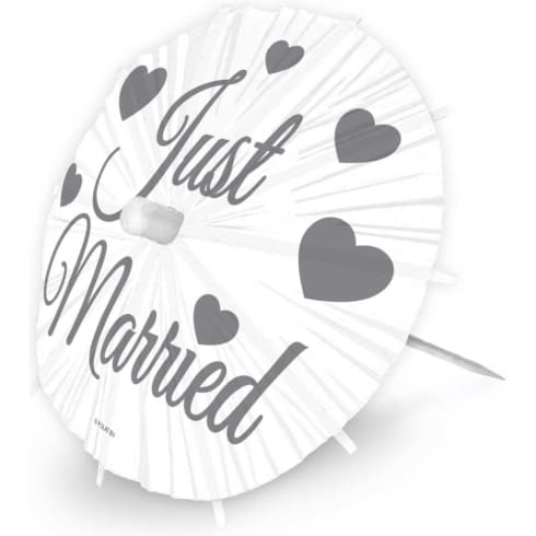 Just Married - Parasoller Picks - 8 stk | bilde 1