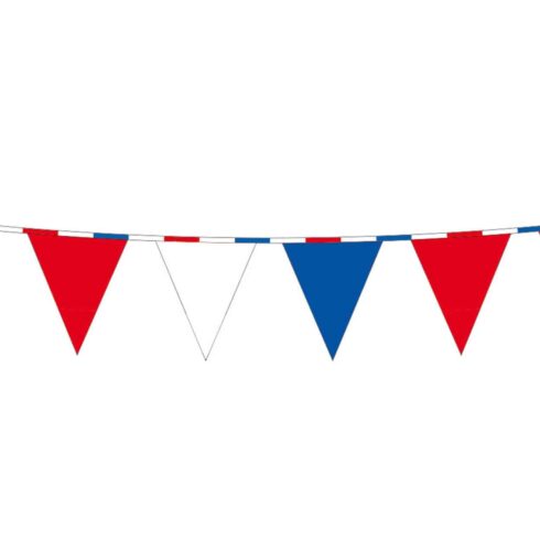 Flaggbanner - Rød Hvit og Blå - 10 meter | bilde 1