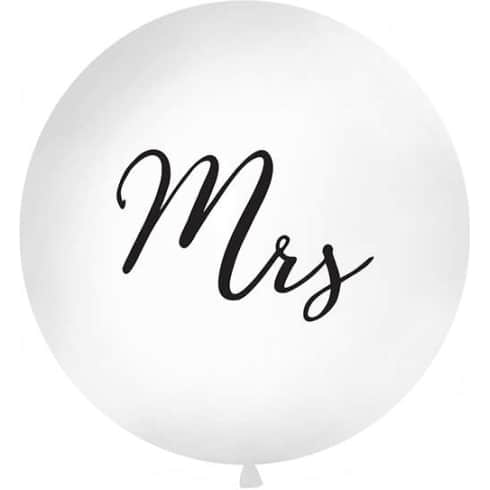 Megaballong - 1 meter - Mrs - Hvit | bilde 1