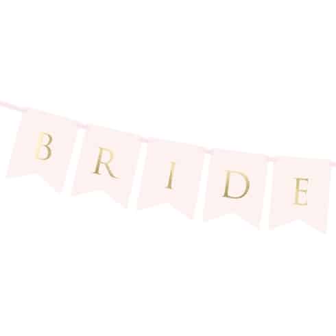 BRIDE GROOM - Banner - 15 x 155 cm - Lys rosa | bilde 1