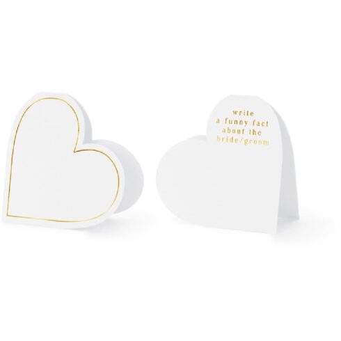 hjerteformede-bordkort-fun-facts-gullkant-10-stk-WS7-b hjerteformede-bordkort-fun-facts-gullkant-10-stk-WS7-b